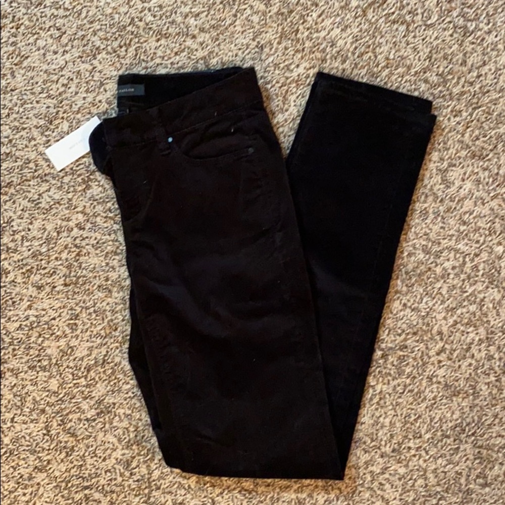 Ann Taylor Black Velvet Pants